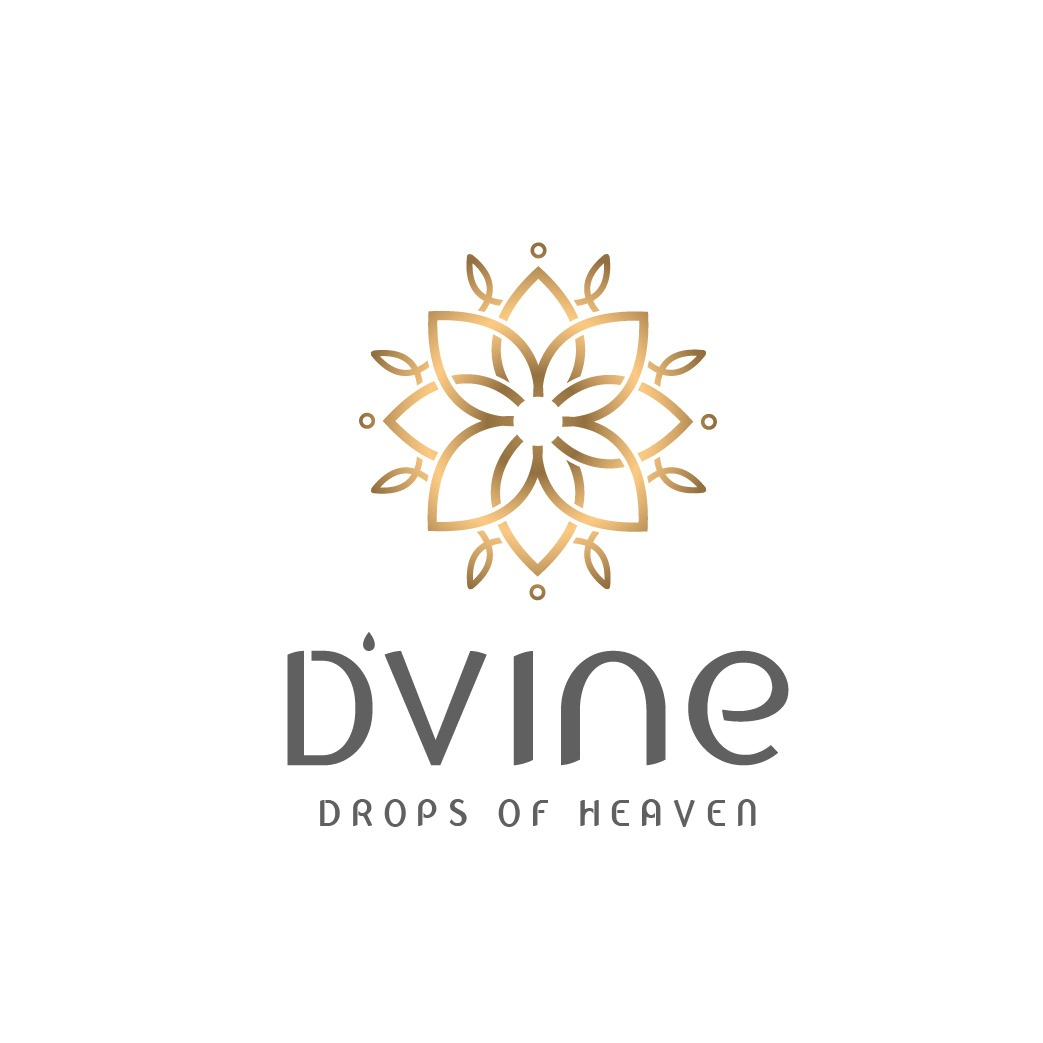 D'vine — drops of heaven packaged drinking water logo